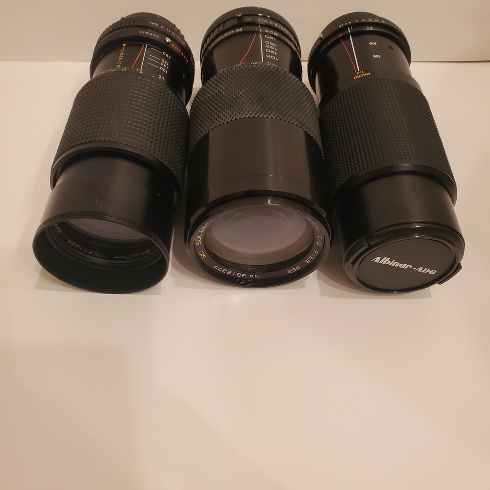 Black Camera Lens Set - Picture 2 of 7